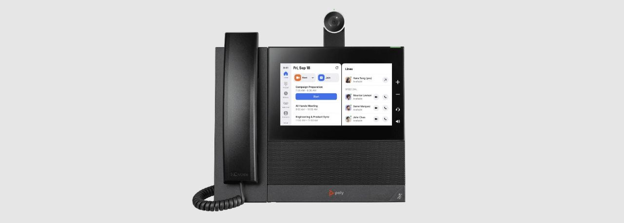 تلفن تحت شبکه Poly CCX600 With Camera