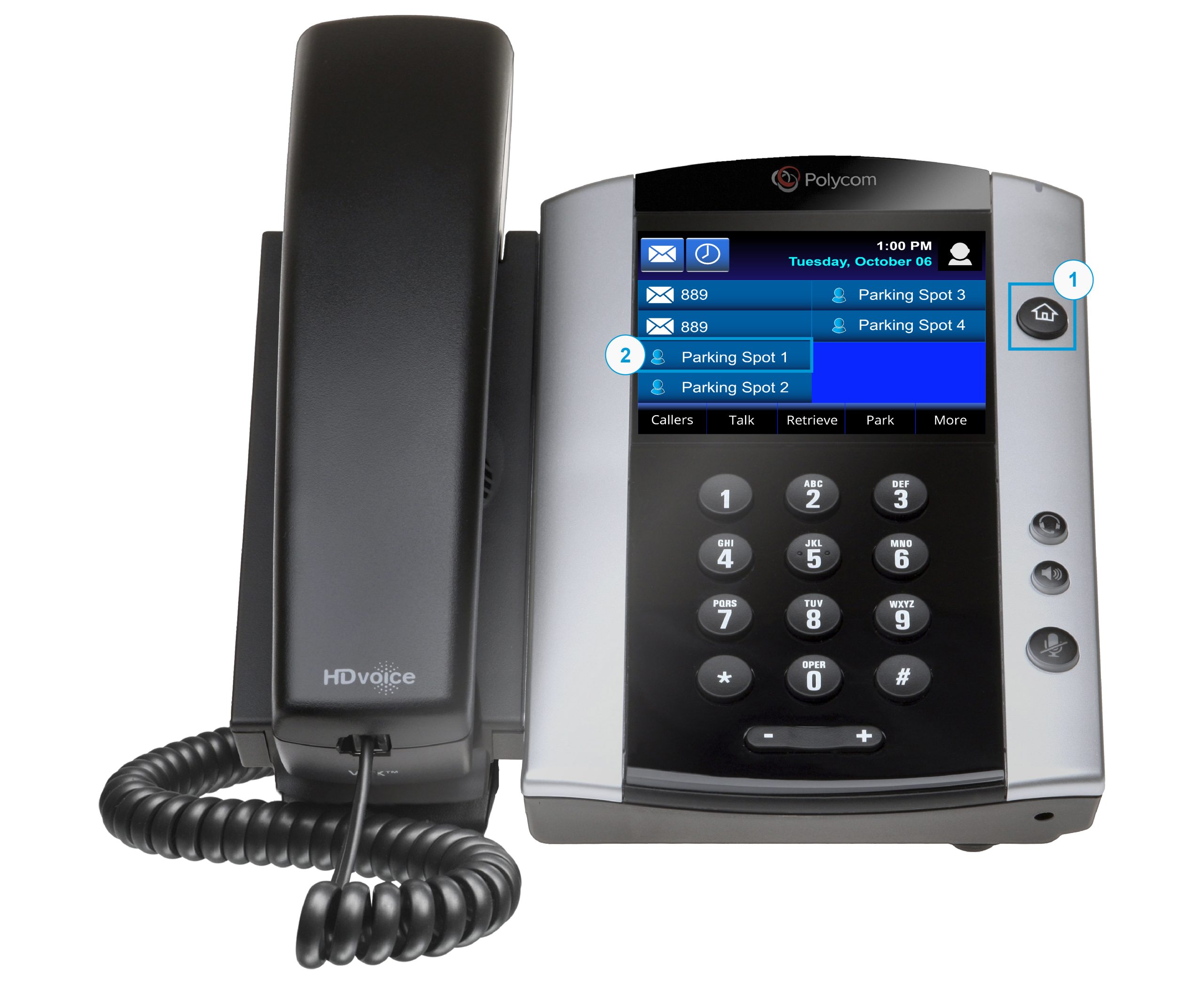 تلفن تحت شبکه Polycom VVX501